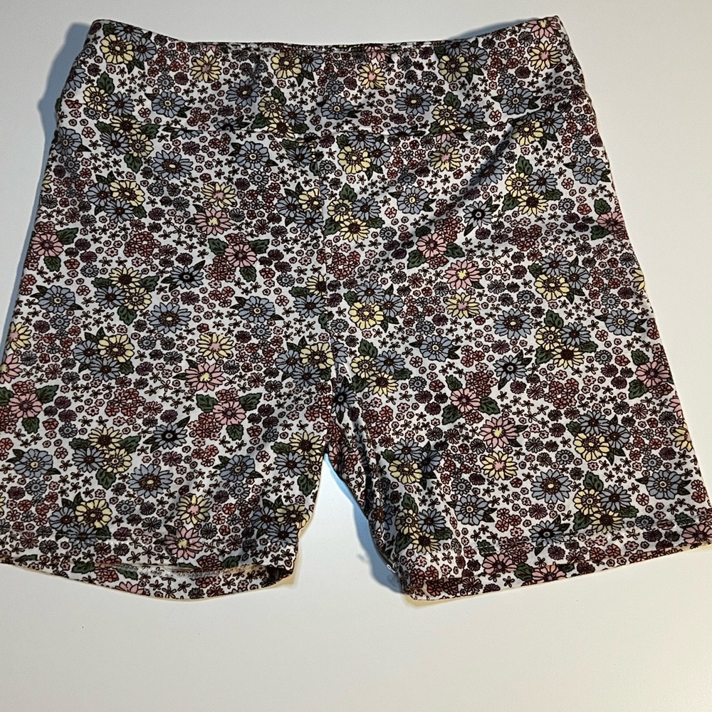 Girls cotton shorts. Both sold together one is size 10 and one is 12.